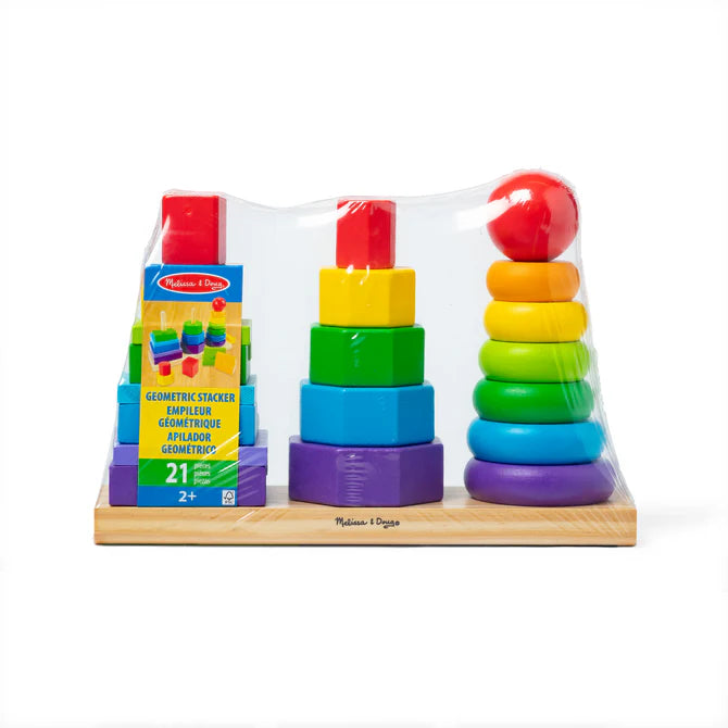 Melissa & Doug Geometric Stacker 6073093