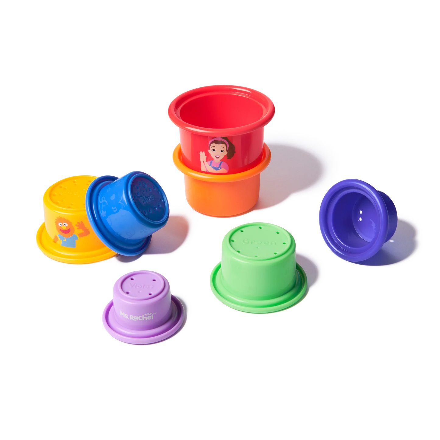 Ms Rachel Rainbow Stacking Cups 6073617