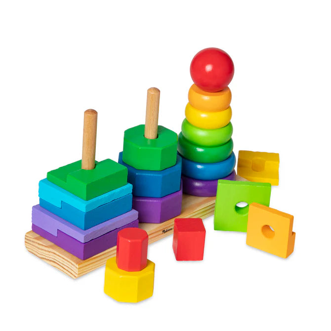 Melissa & Doug Geometric Stacker 6073093