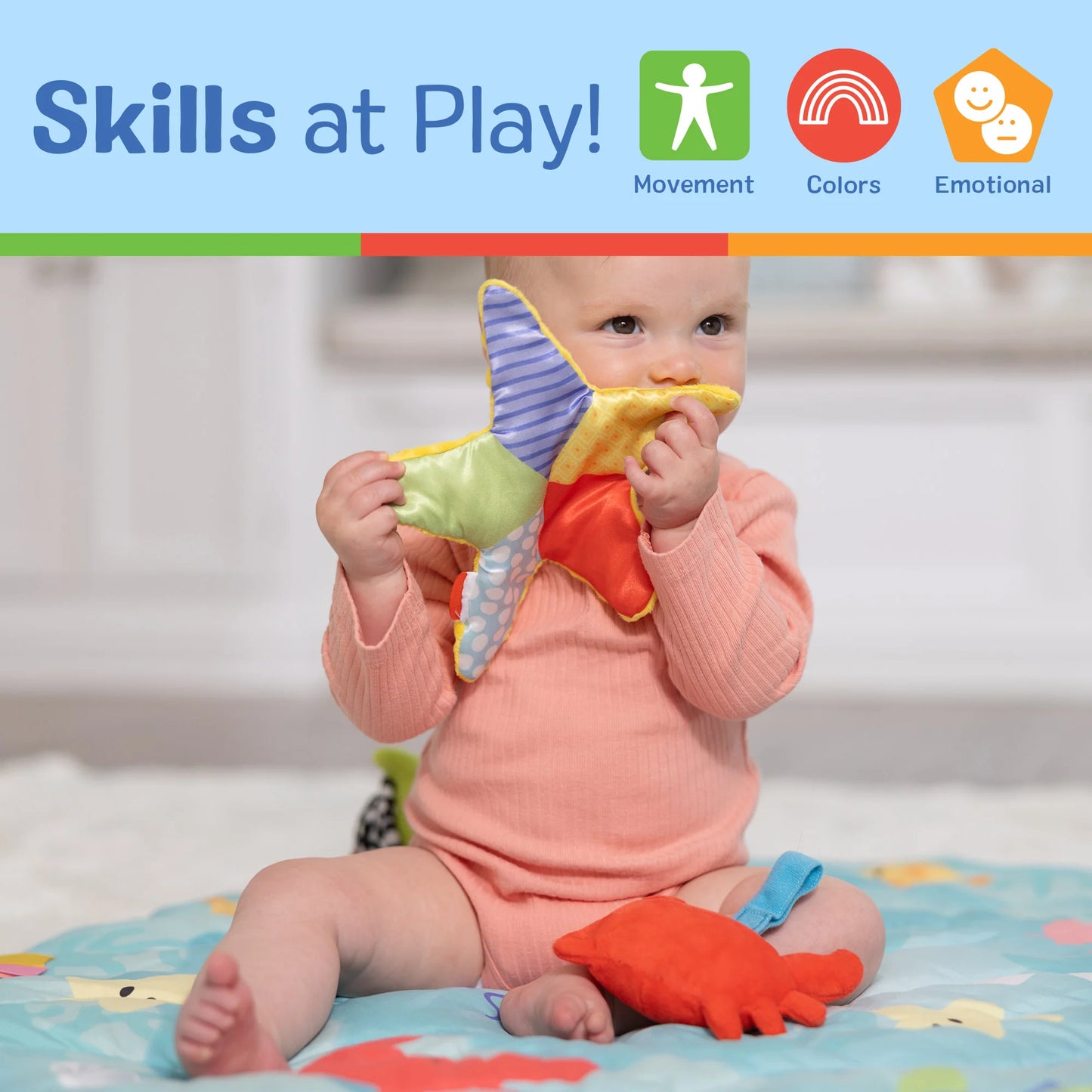 Melissa & Doug Ocean Easy-Fold Play Gym 30759