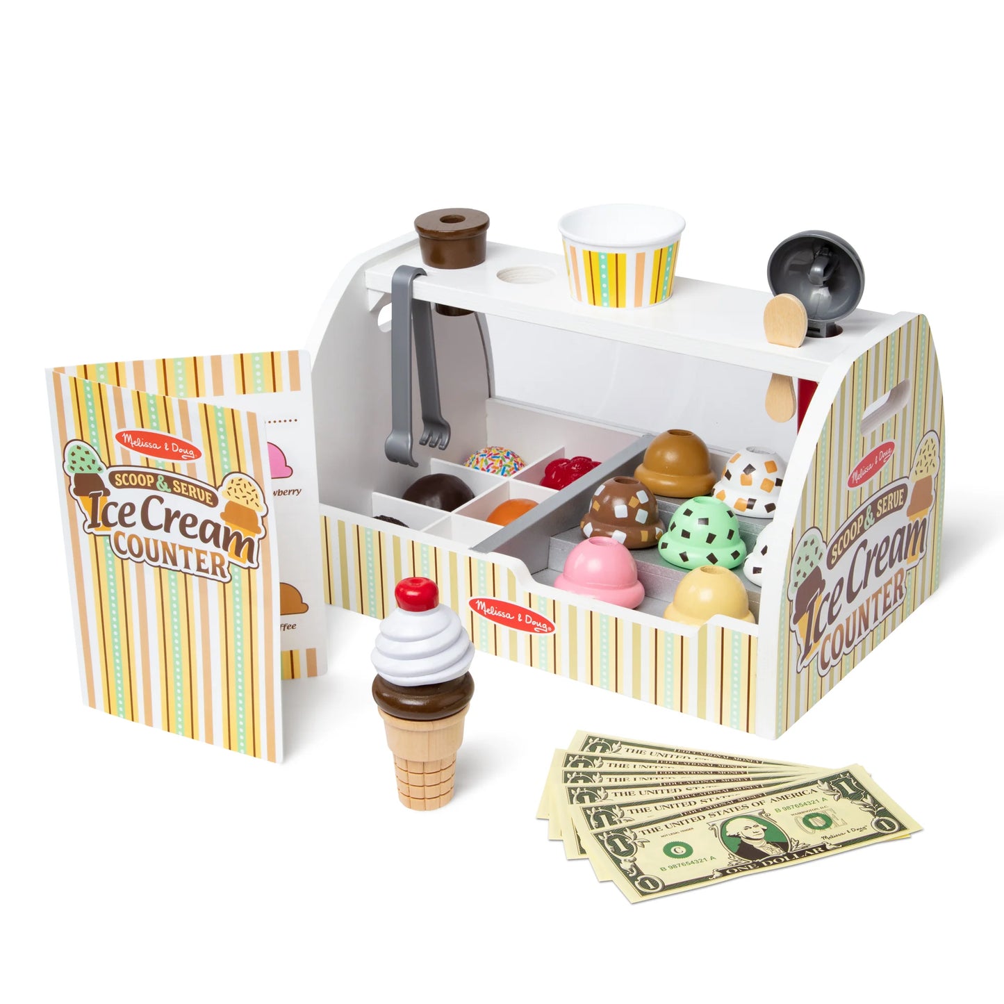 Melissa & Doug Scoop & Serve Ice Cream Counter (6074905)
