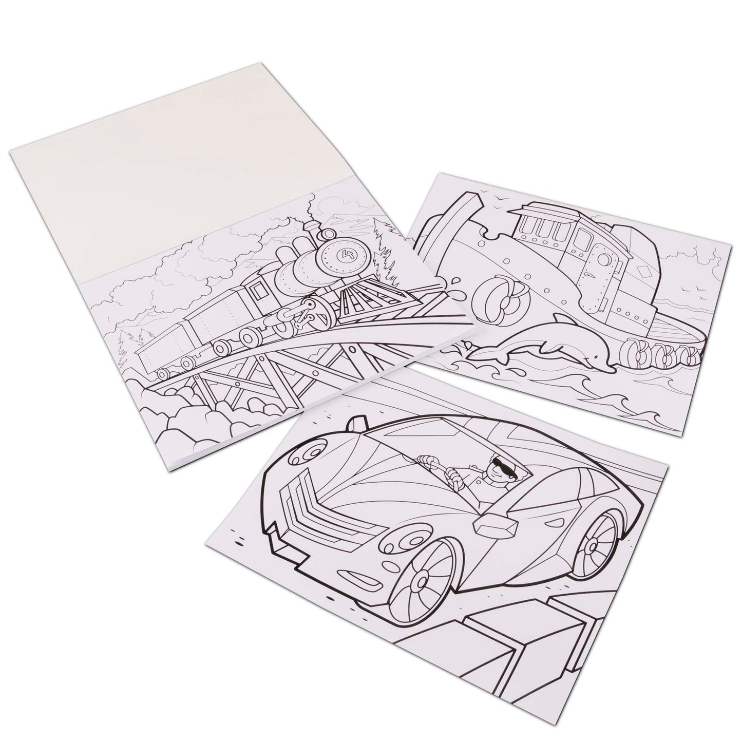 Melissa & Doug Jumbo Coloring Pad Vehicles