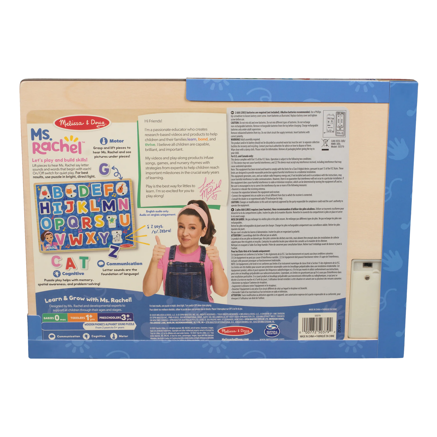 Ms Rachel Alphabet Phonics Sound Puzzle 50379