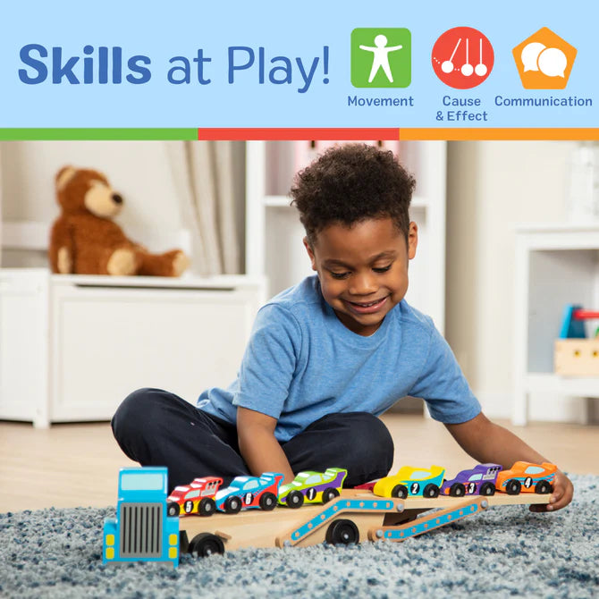 Melissa & Doug Mega Race Car Carrier 2759