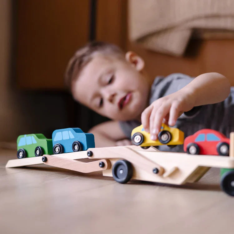 Melissa & Doug Wooden Car Carrier (4096)