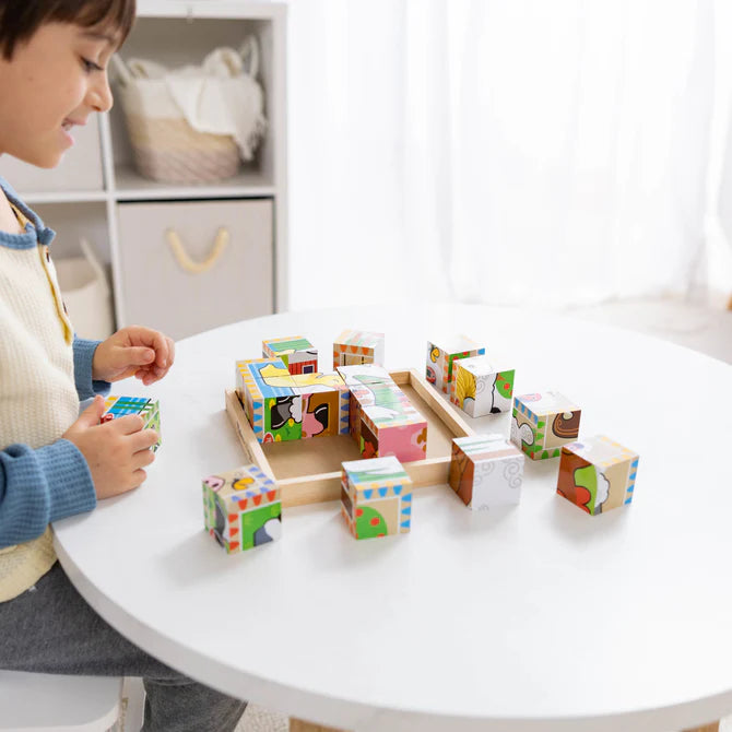 Melissa & Doug Farm Cube Puzzle - 16 Pieces 6073104