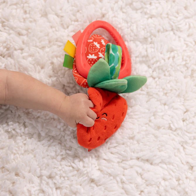 Melissa & Doug Peek-a-Boo Berry Take-Along Toy (Strawberry Take-Along Toy) 50742
