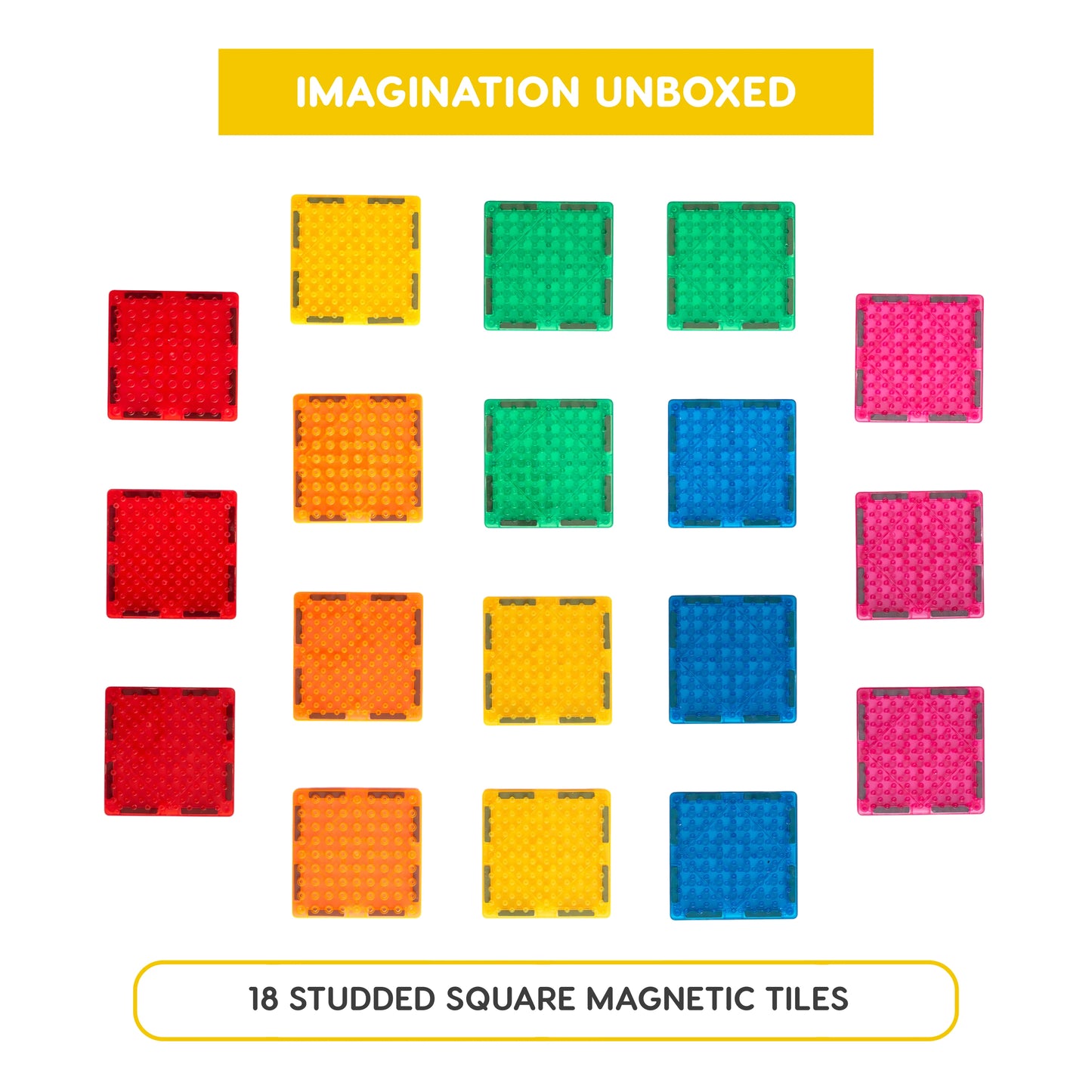 Imagimags Construction Set (Compatible with all regular sized Lego bricks)