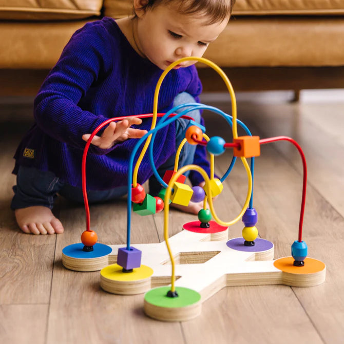 Melissa & Doug Classic Toy Wooden Bead Maze 2281