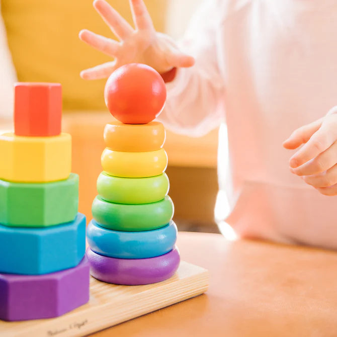 Melissa & Doug Geometric Stacker 6073093