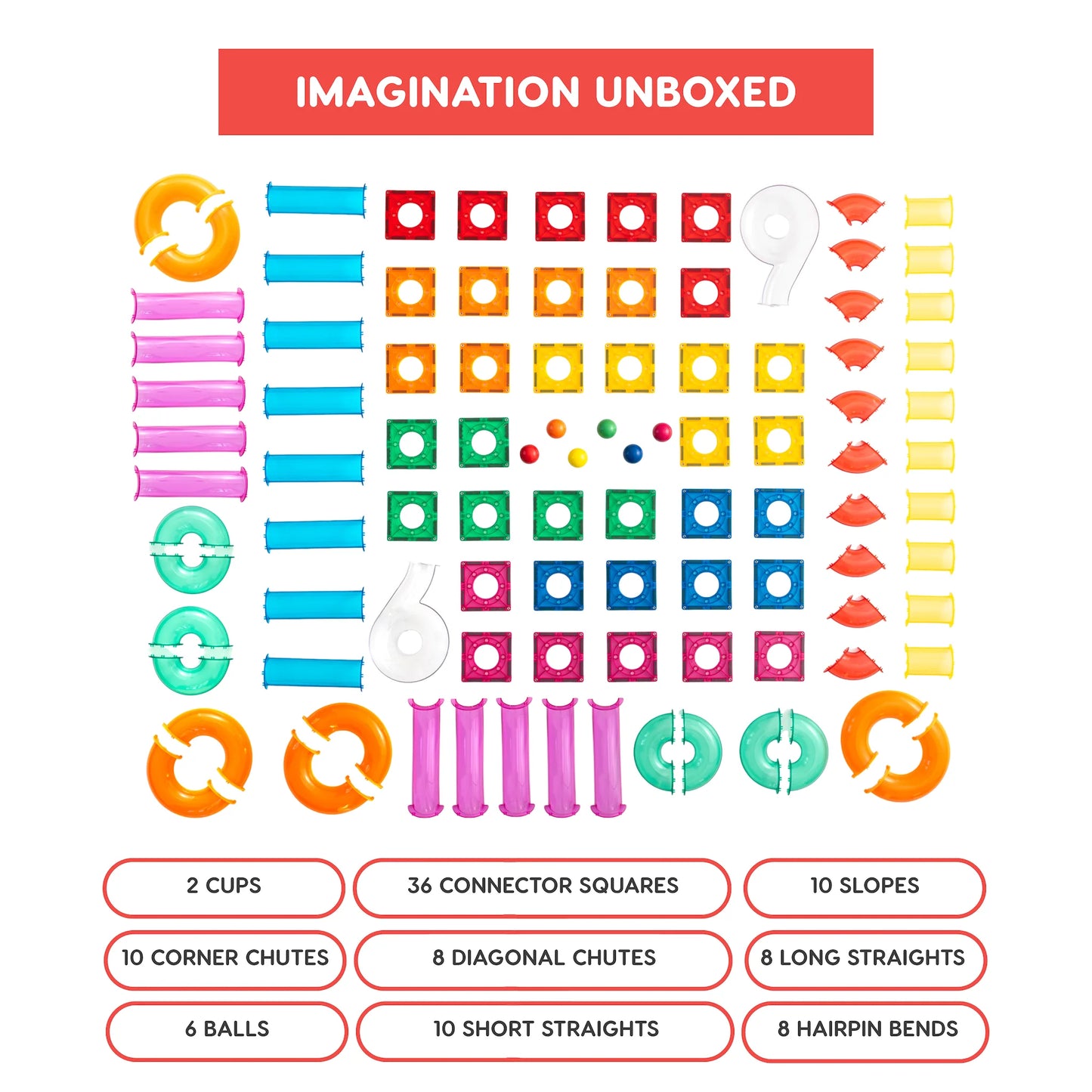 Imagimags Marble Run Set