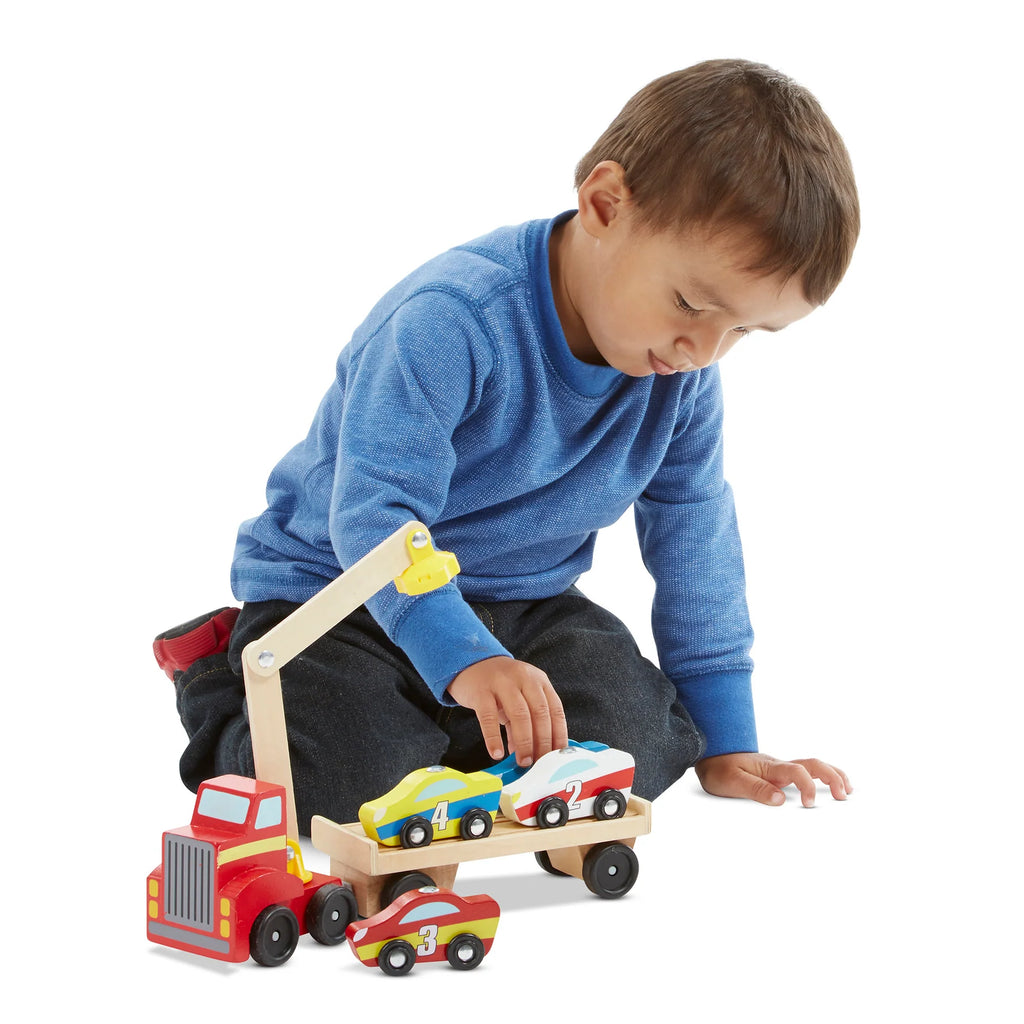 Melissa & Doug Magnetic Car Loader