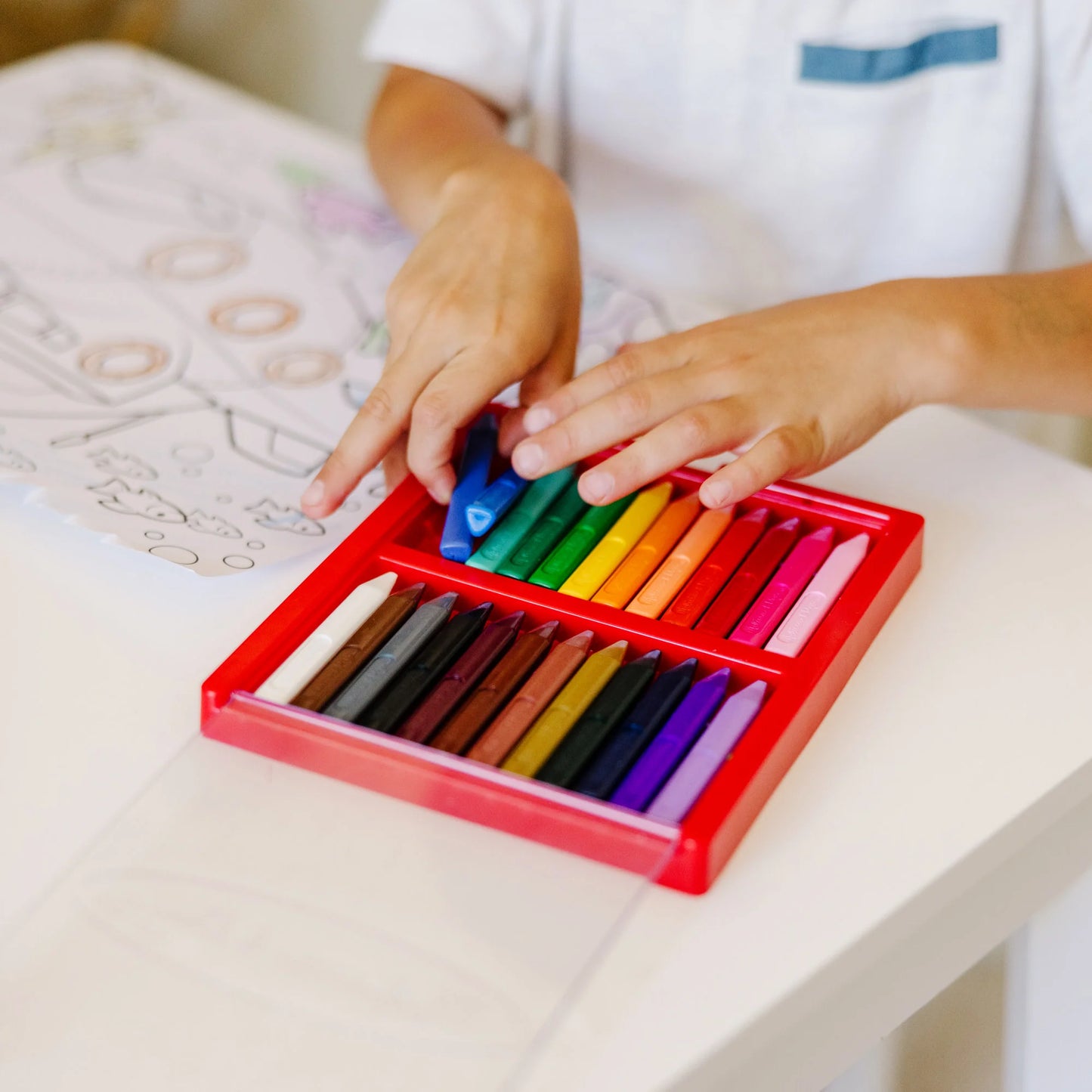 Melissa & Doug Jumbo Coloring Pad Vehicles
