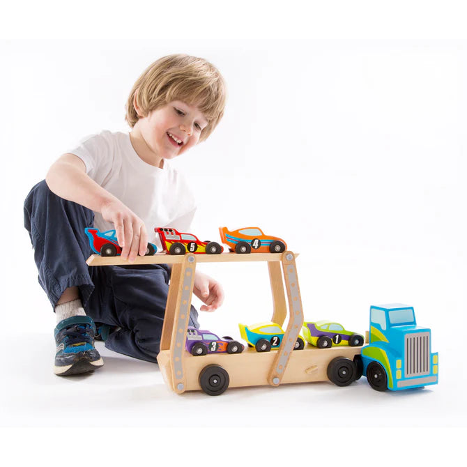 Melissa & Doug Mega Race Car Carrier 2759