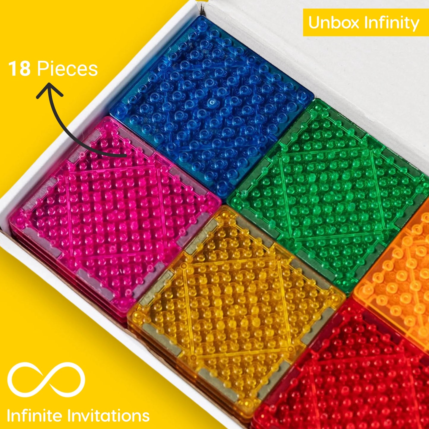 Imagimags Construction Set (Compatible with all regular sized Lego bricks)