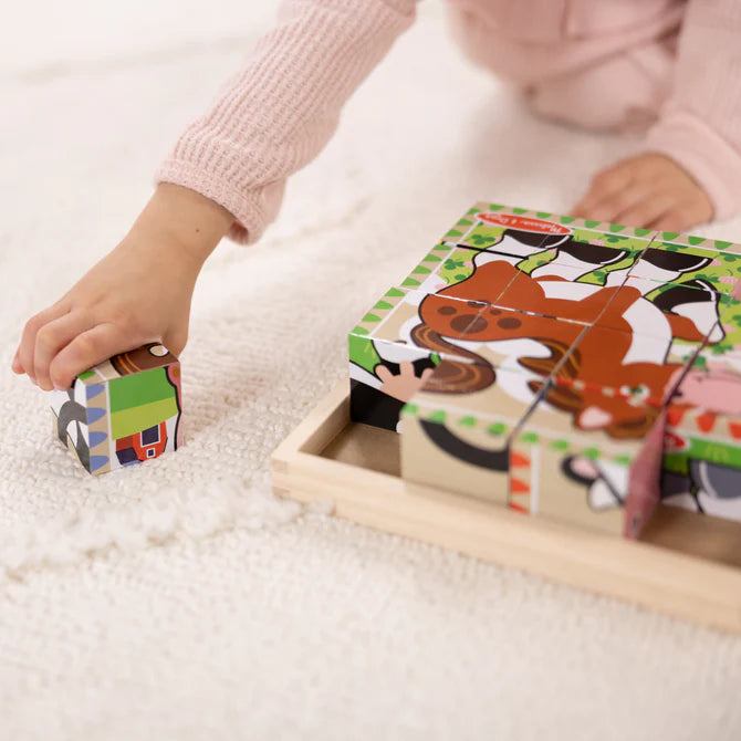 Melissa & Doug Farm Cube Puzzle - 16 Pieces 6073104