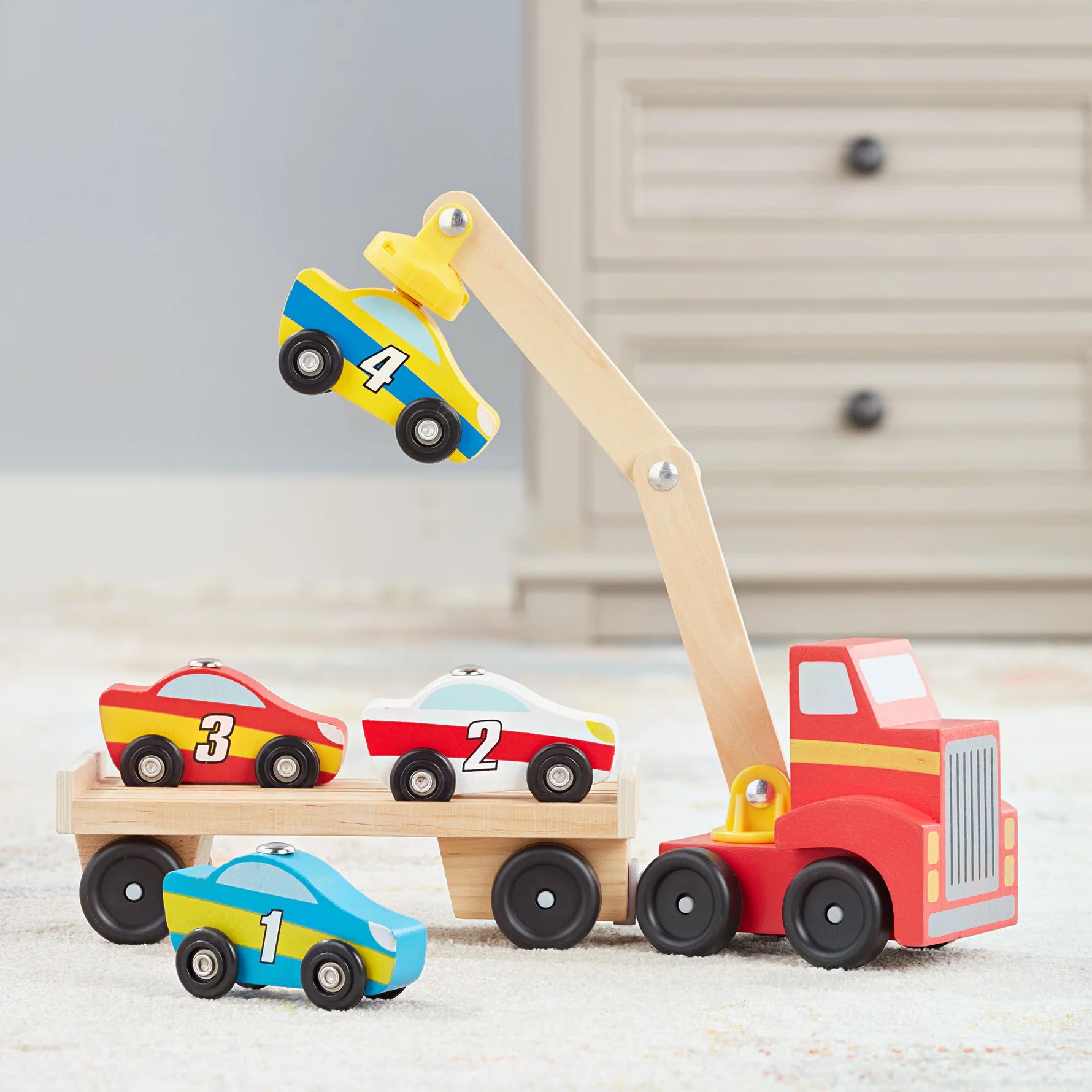 Melissa & Doug Magnetic Car Loader