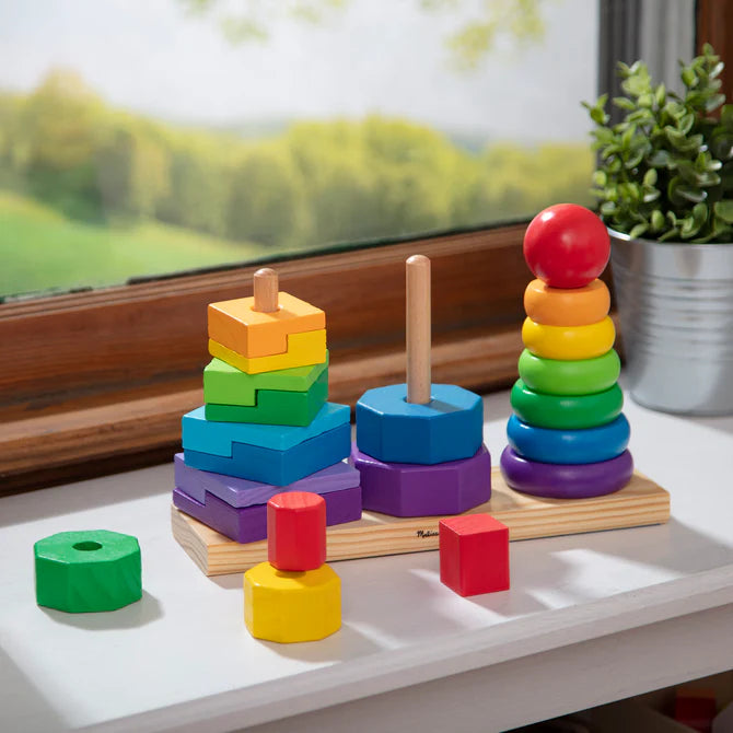 Melissa & Doug Geometric Stacker 6073093