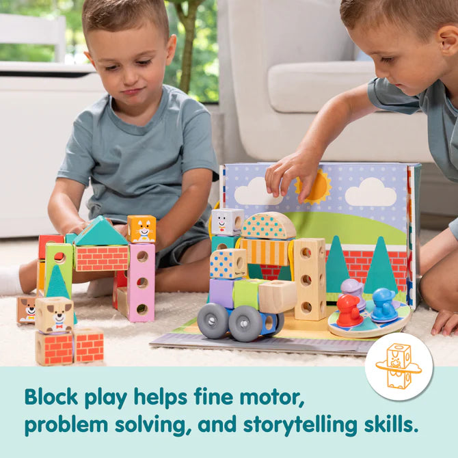 Melissa & Doug Blockables Town Play Set 50279
