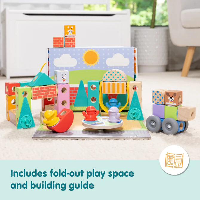 Melissa & Doug Blockables Town Play Set 50279