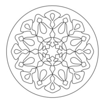 SandArt Individual Mini Mandalas (98mm x 98mm)