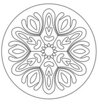 SandArt Individual Mini Mandalas (98mm x 98mm)