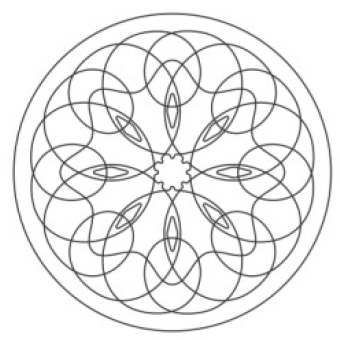 SandArt Individual Mini Mandalas (98mm x 98mm)
