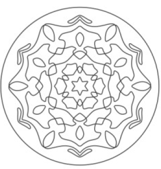 SandArt Individual Mini Mandalas (98mm x 98mm)