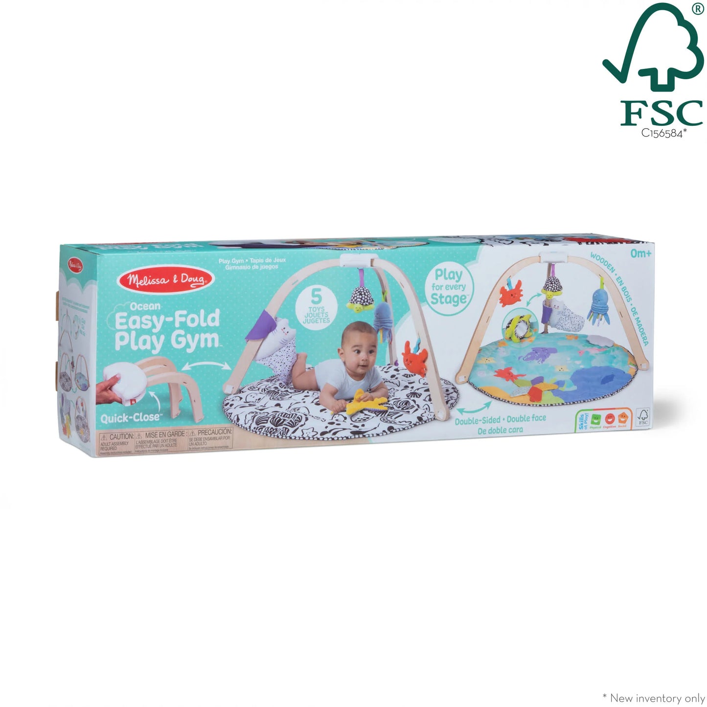 Melissa & Doug Ocean Easy-Fold Play Gym 30759