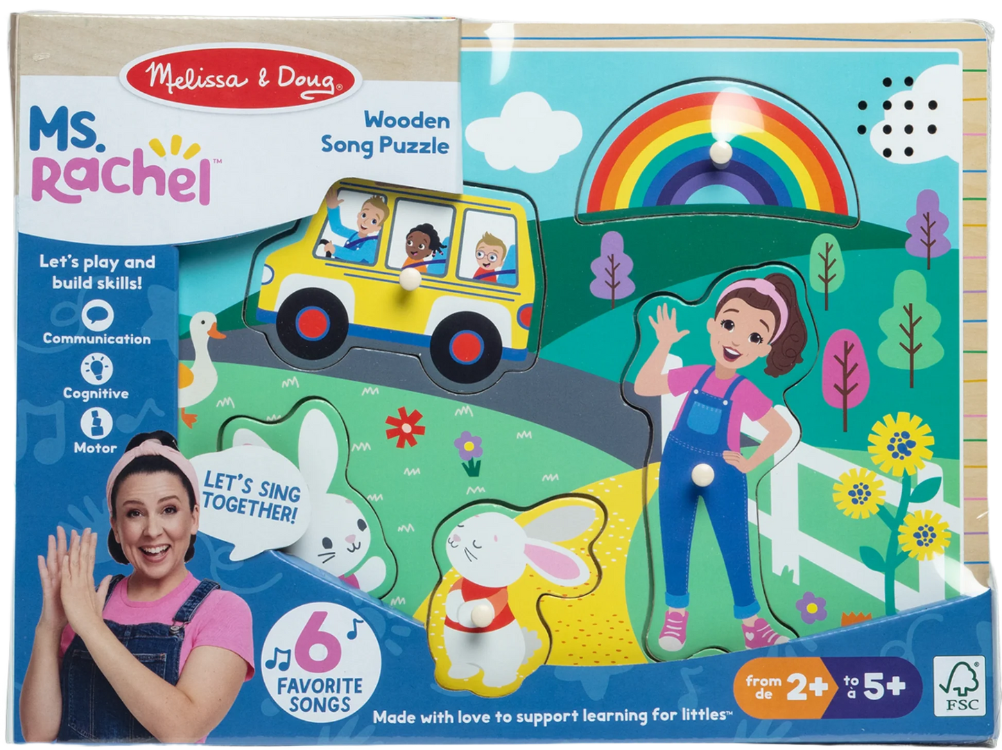 Ms Rachel Wooden Song Puzzle 50355