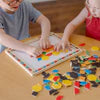Melissa & Doug Wooden Magnetic Pattern Block Kit (3590)
